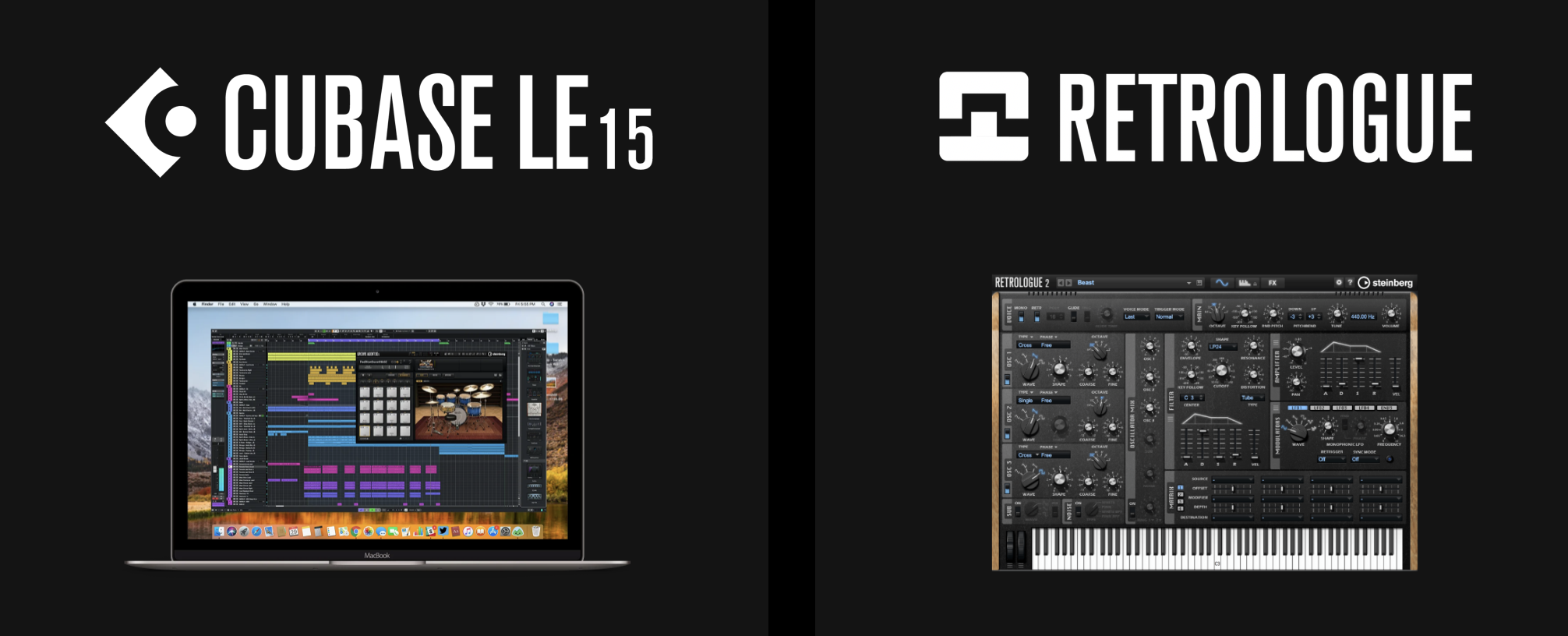 Steinberg Cubase 15 LE + Retrologue 2